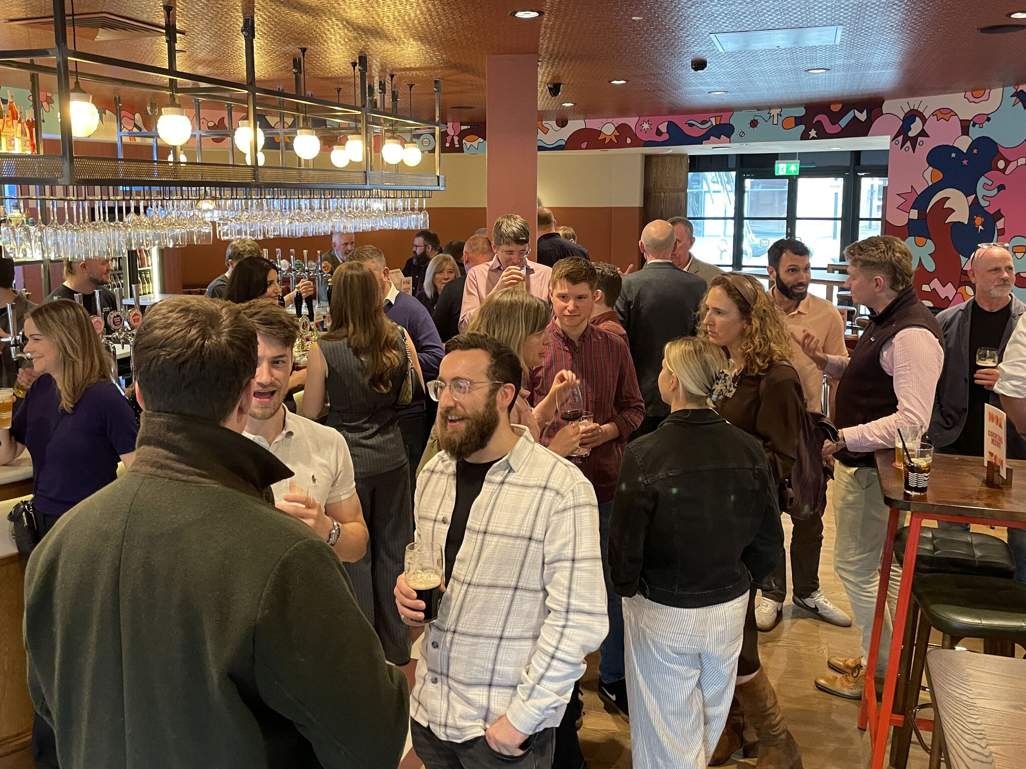 Cunniff Design 10 year anniversary, the Brewery Wharf Tavern in Leeds.
