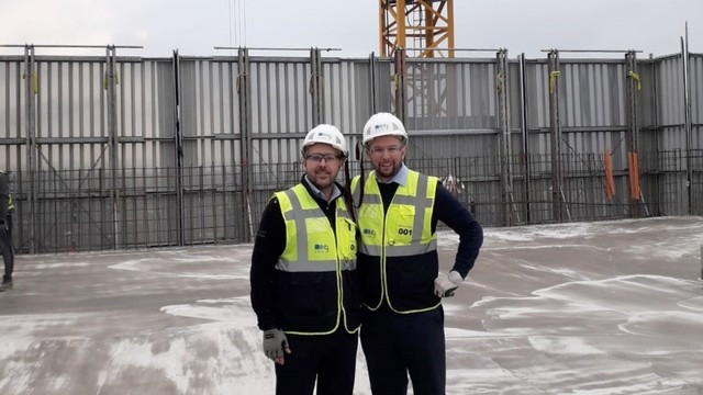 Topping Out at Symons House